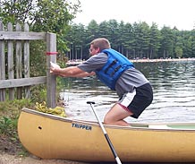 Punching Canoe Control